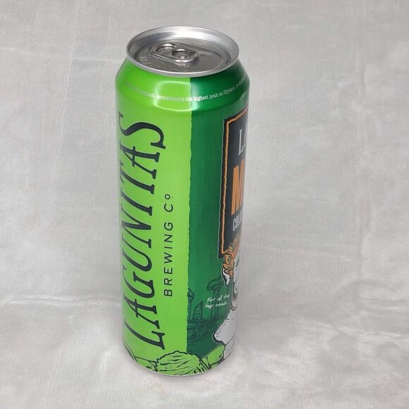 Lagunitas Maximus Colossal IPA Empty Beer Can Bottom Opened Tall Boy Roman Dog - Picture 3 of 8